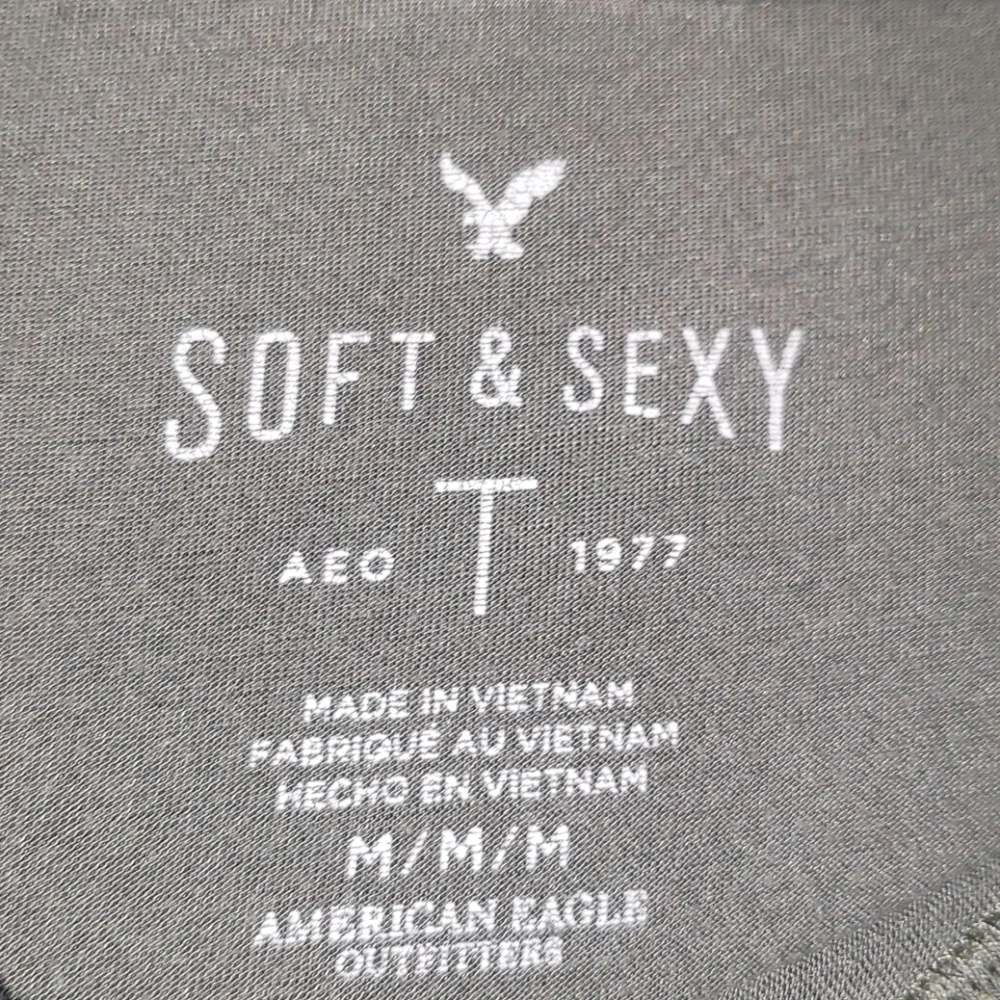 American Eagle Soft & Sexy Sleeveless CITY Tee sz M